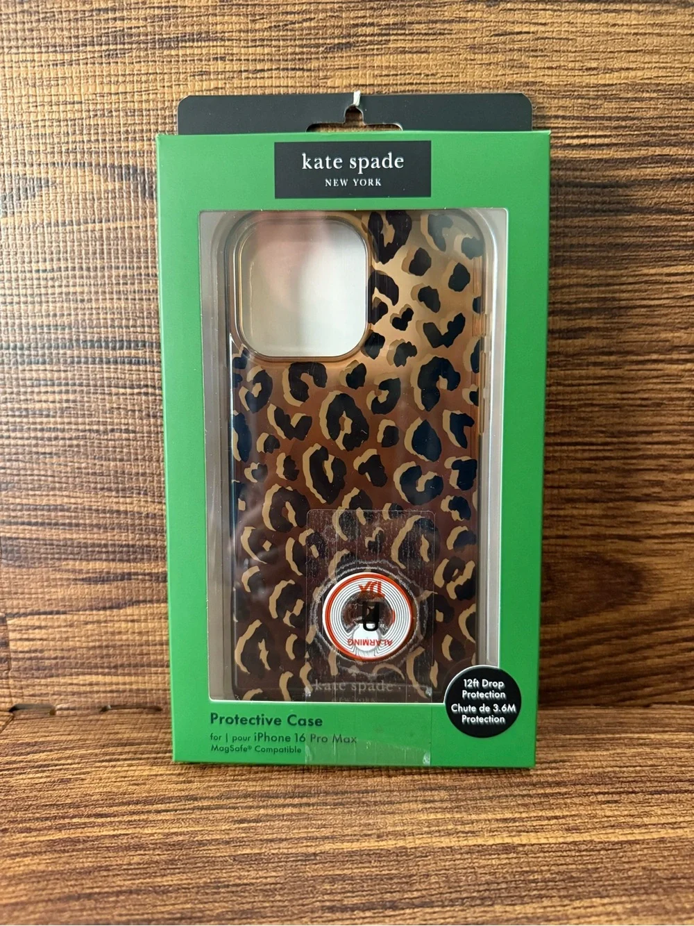 kate spade Leopard Print iPhone Case in Brown and Black